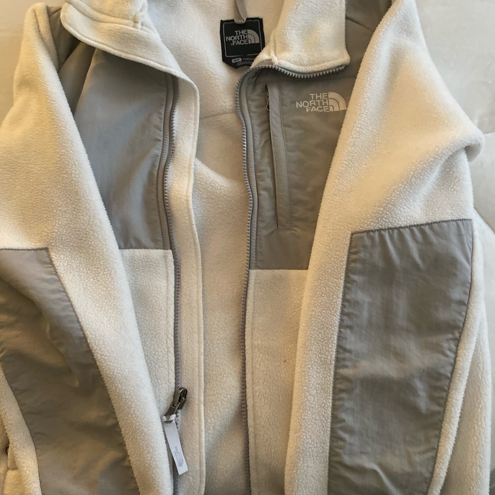 The north face white fleece